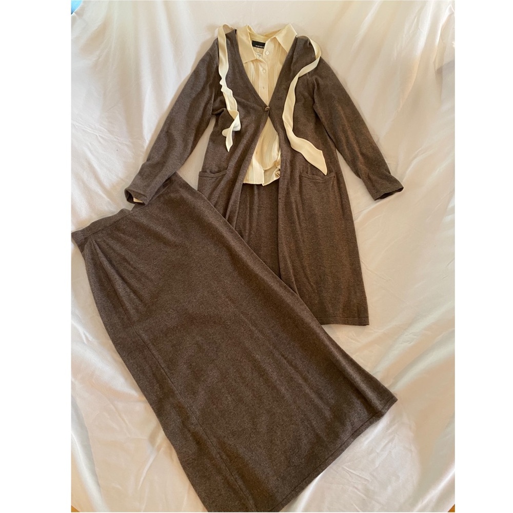 1990's Vintage 3-Piece Sweater/Skirt/Blouse Set